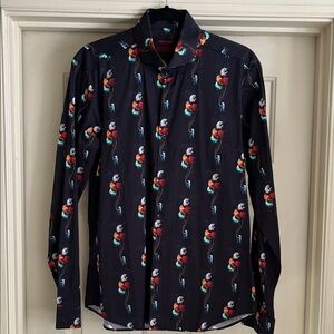 Jared Lang Space Button Down Mens M